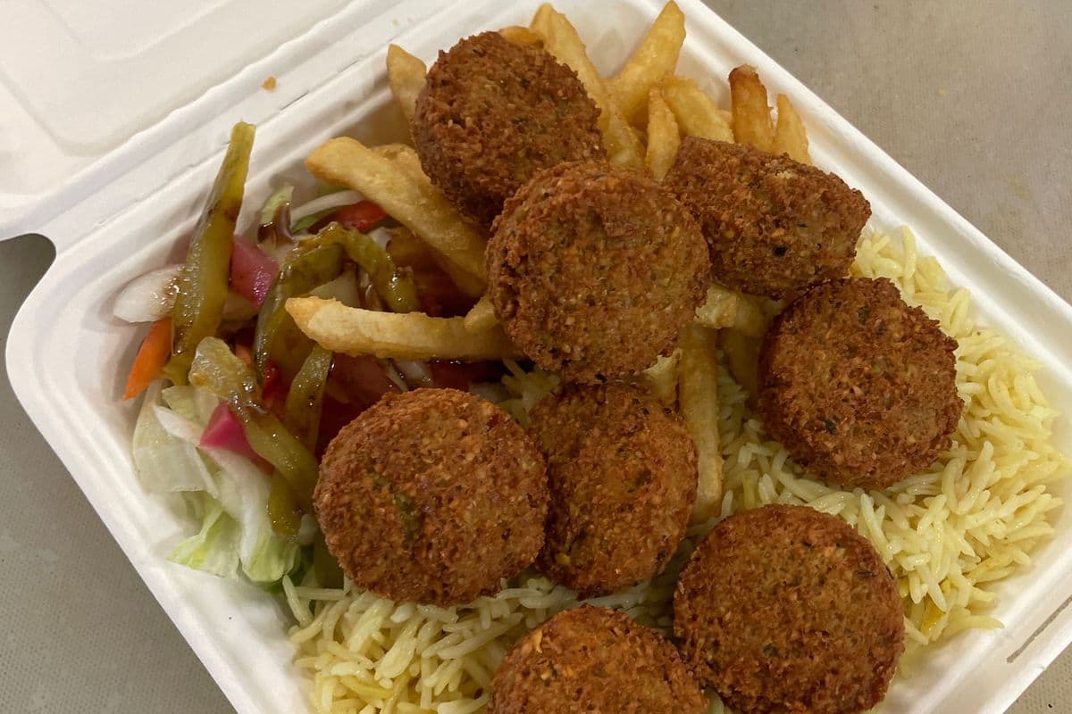 Falafel Plate (8 pcs)