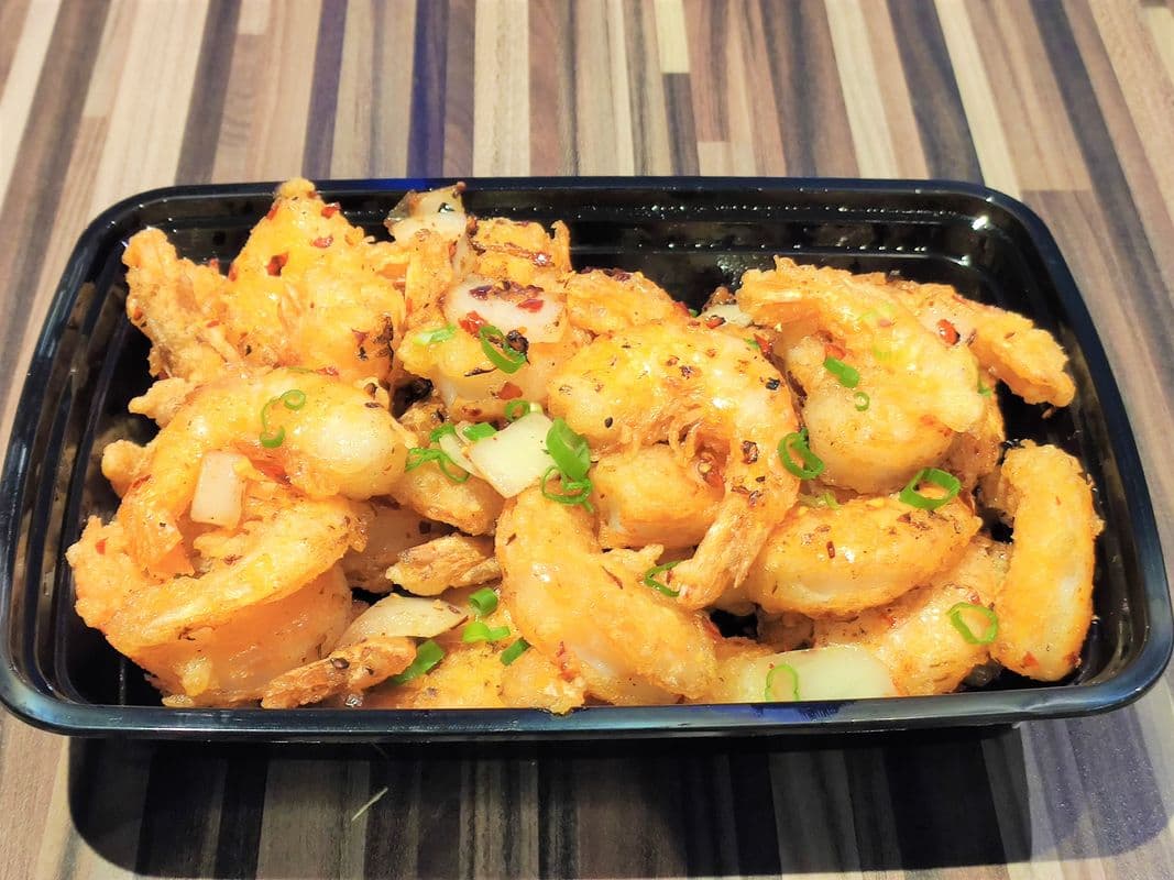 Wok Tossed Salt and Pepper Shrimp (Shell-On) (S7)