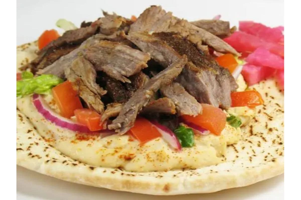 Beef Shawarma Pita Sandwich