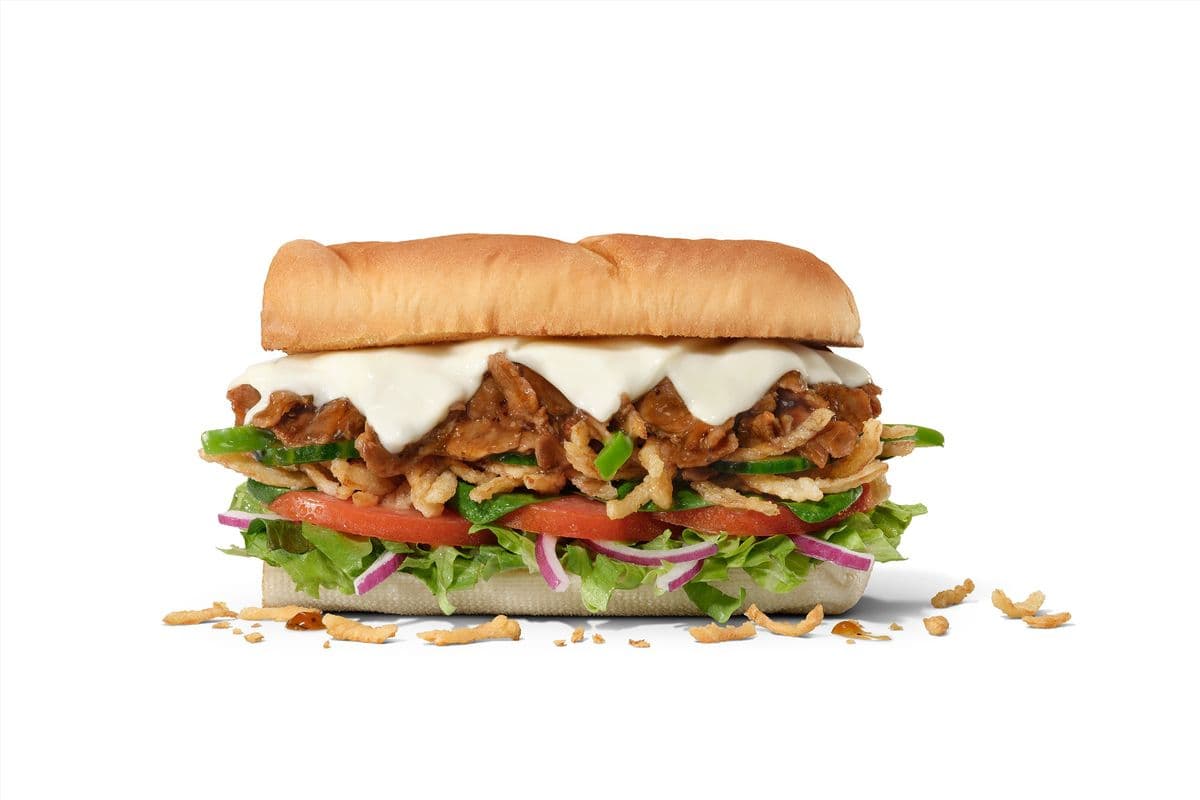 6" Steak Teriyaki Crunch Sub (520 Cals)