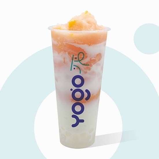 Peach Teagurt Slush