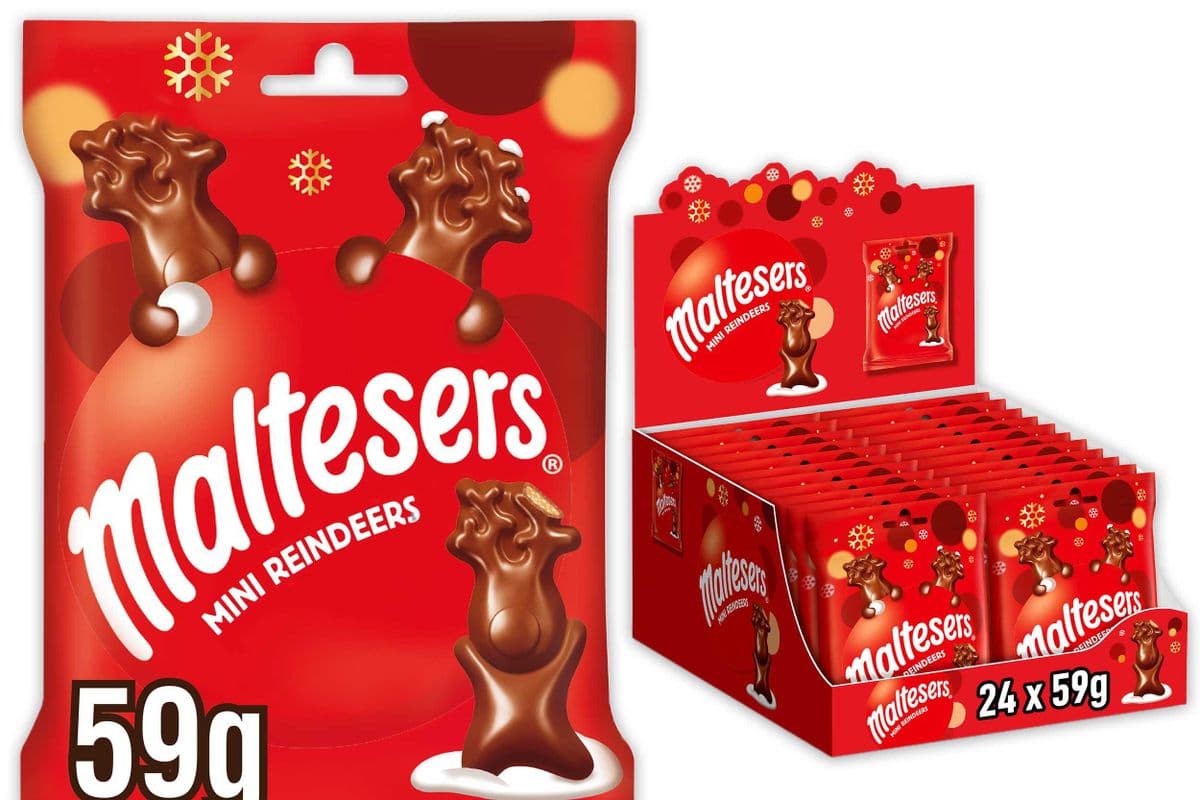 Maltesers Mini Reindeer Peg Bag (UK)