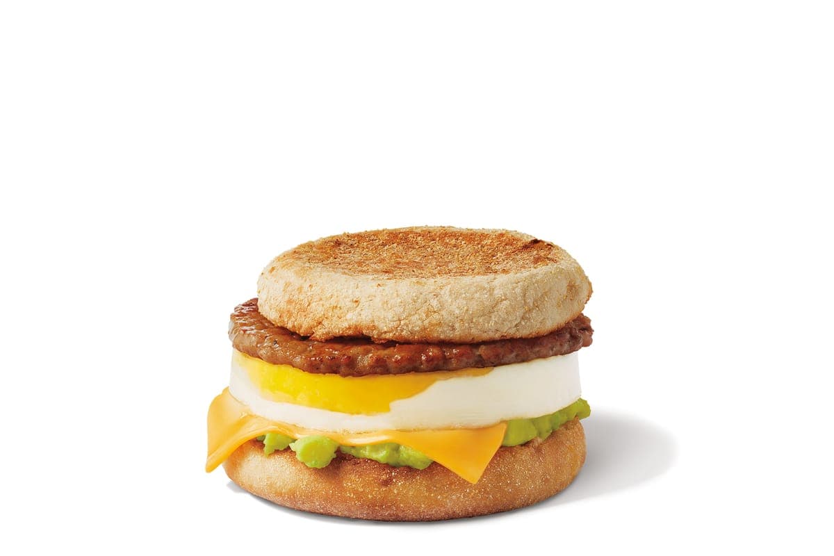 Avocado Bacon English Muffin