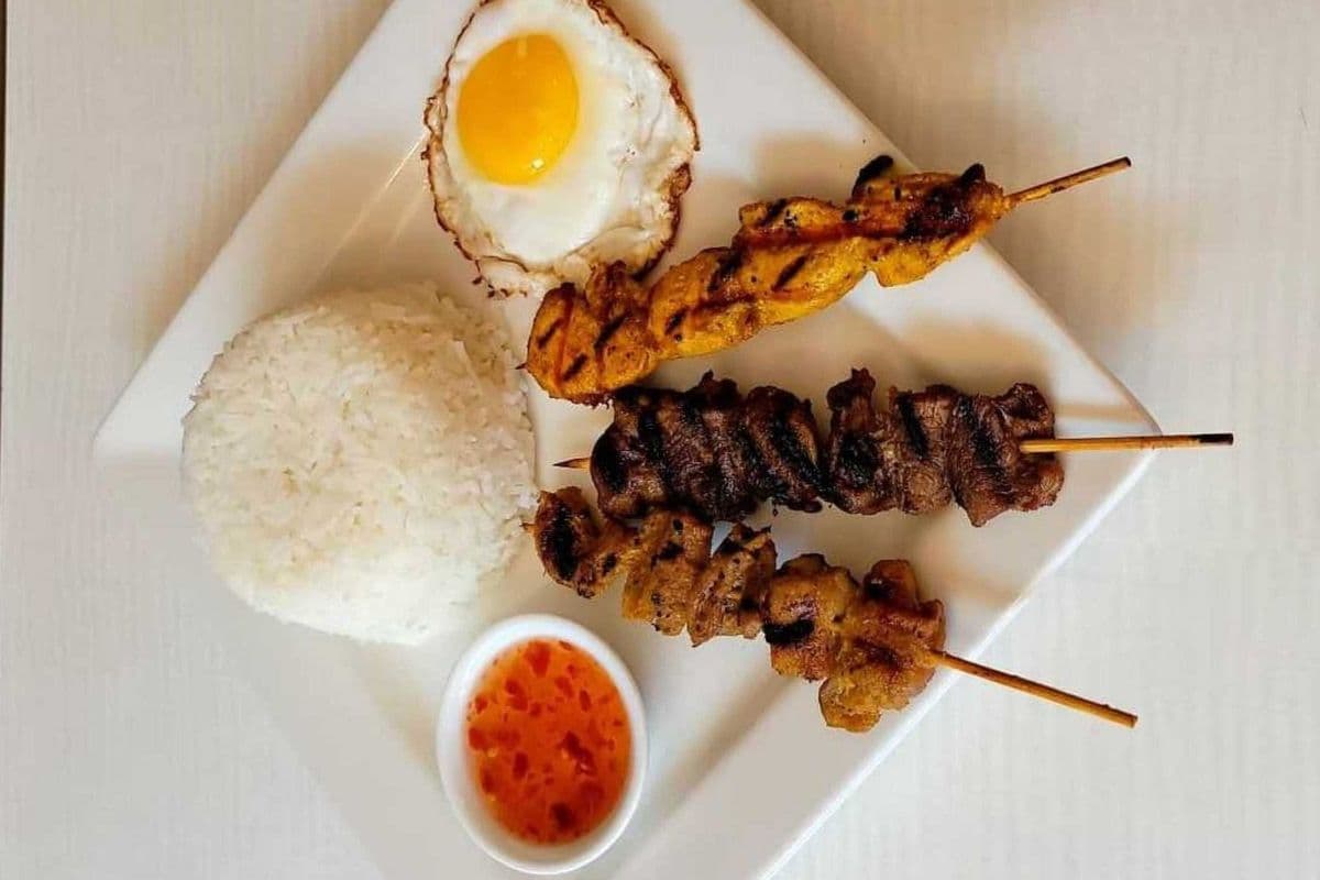 Skewers with Rice Combo