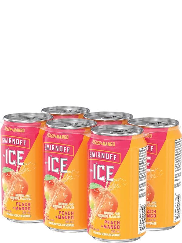 Smirnoff Peach and Mango (6 Pack)