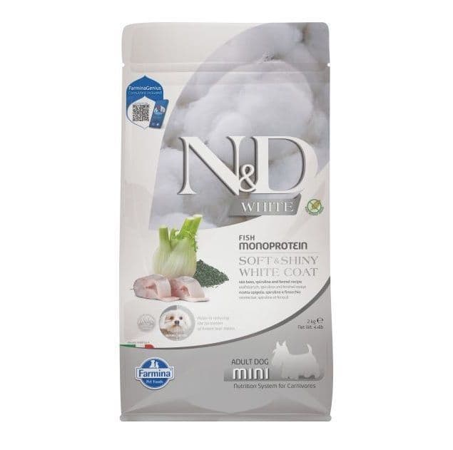 Farmina White Coat Sea Bass, Fennel & Kelp Mini 2 kg