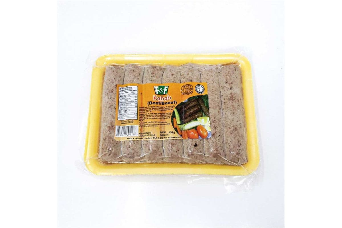 F&F Beef Kabab (454 g) (7 ct)