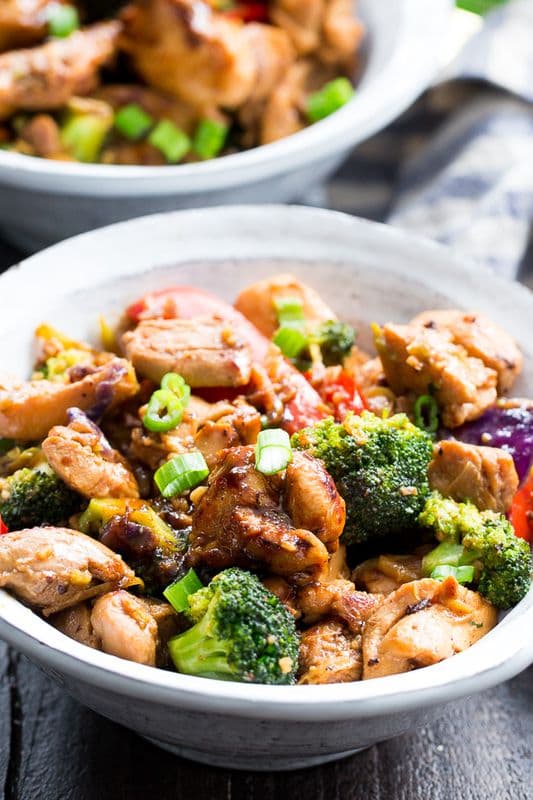 Halal Chicken Steak with Mixed Vegetables and Steam Rice (H3)