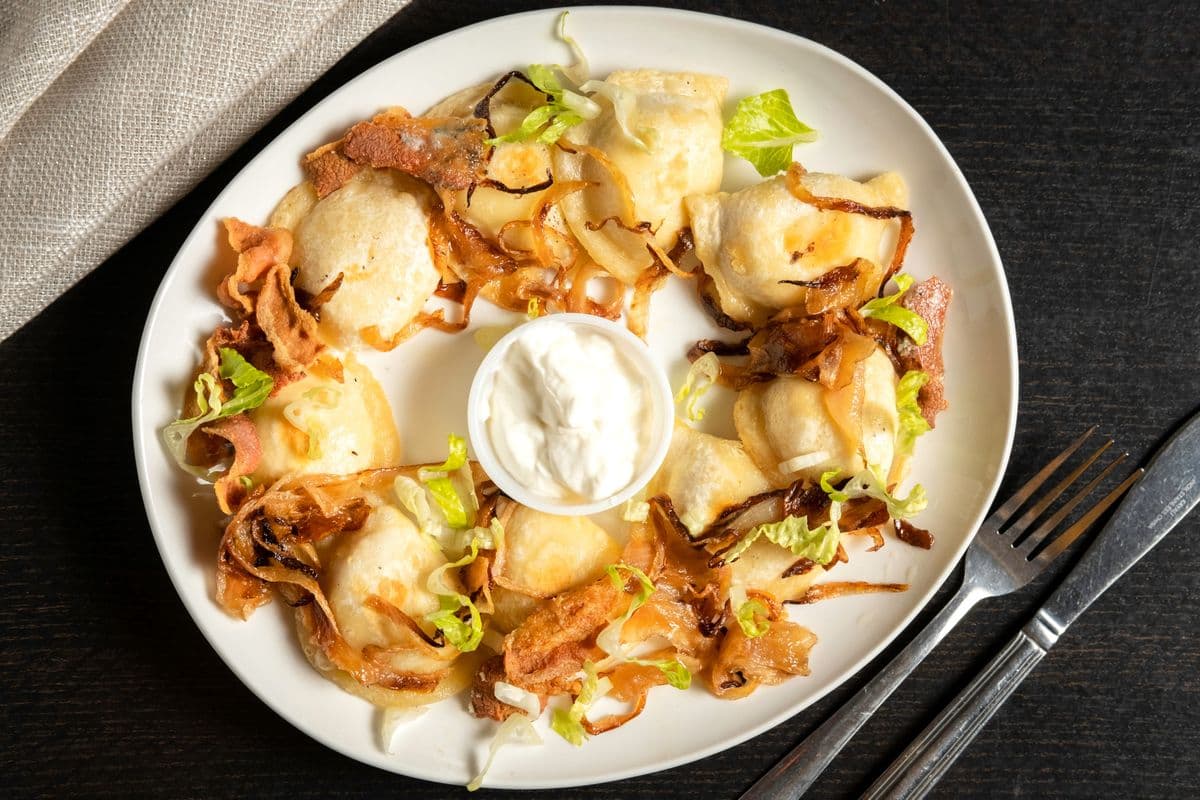 Perogies & Bacon