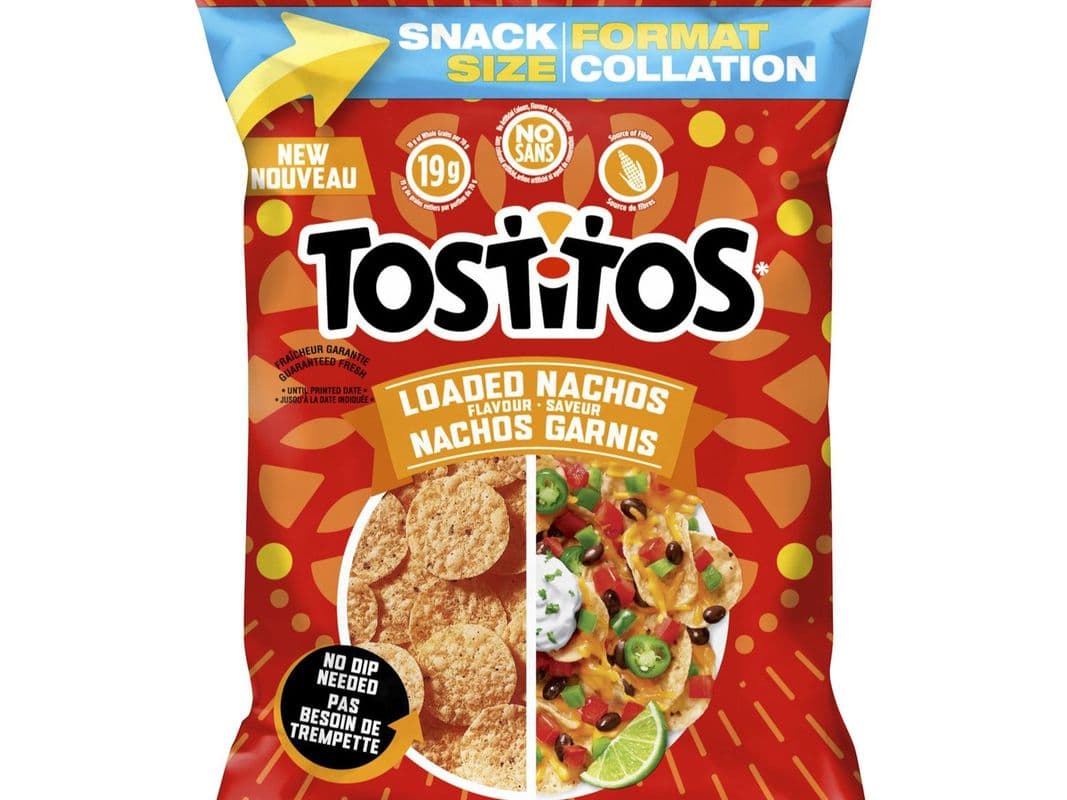 Tostitos Loaded Nacho flavour tortilla chips 70 gram