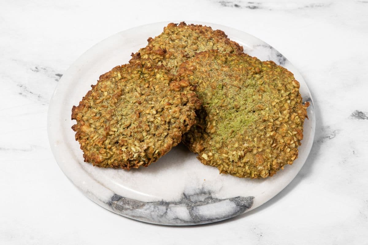 Homemade Oatmeal Matcha Cookie x3