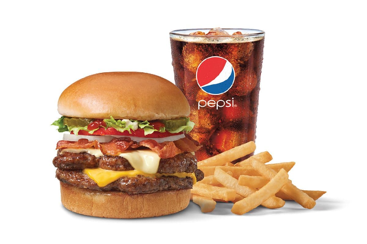 Bacon Two-Cheese Deluxe Signature Stackburger Double Combo