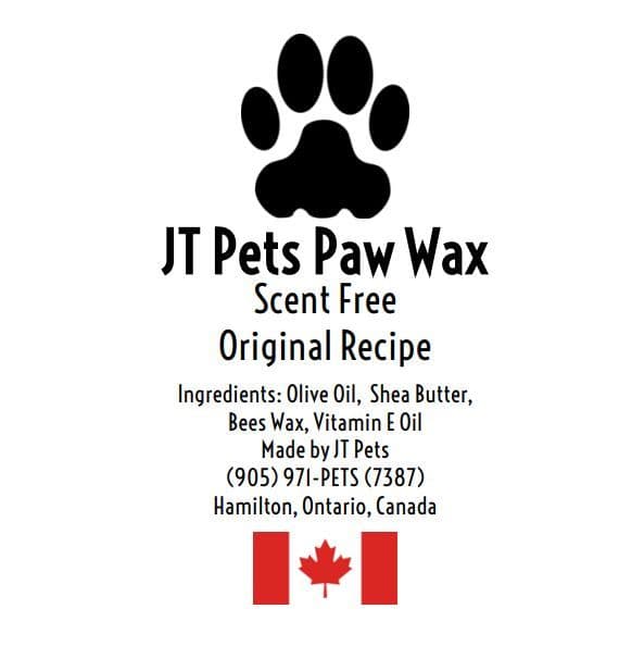 JT Pets Paw Wax Original Recipe Unscented with Vitamin E 2 oz