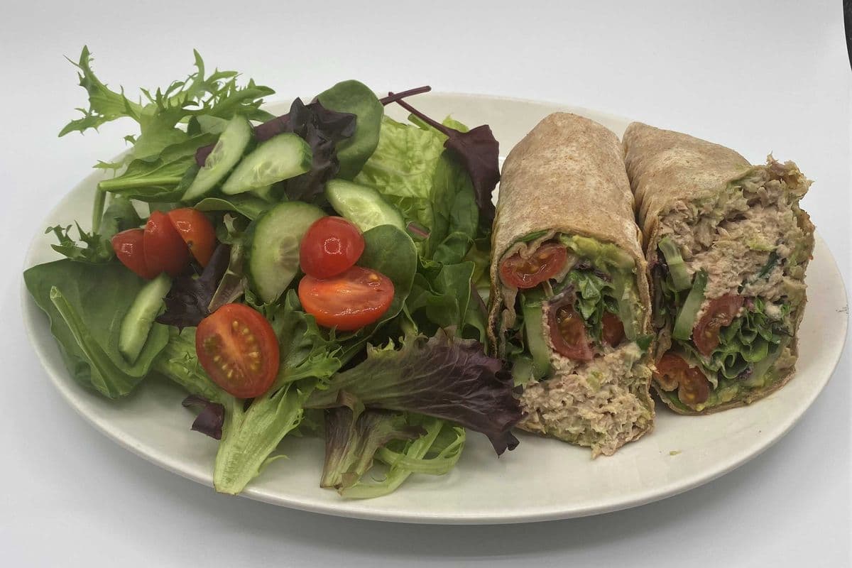 Albacore Tuna Avocado Wrap