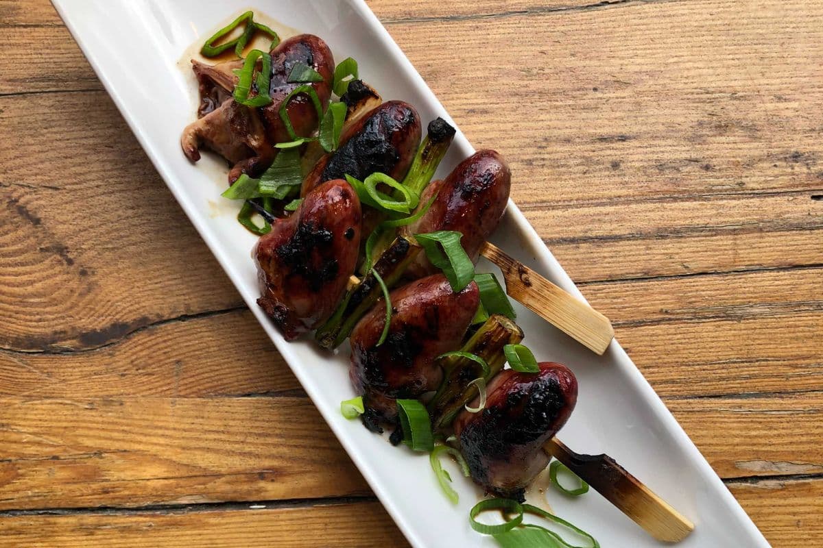 Duck Heart Yakitori