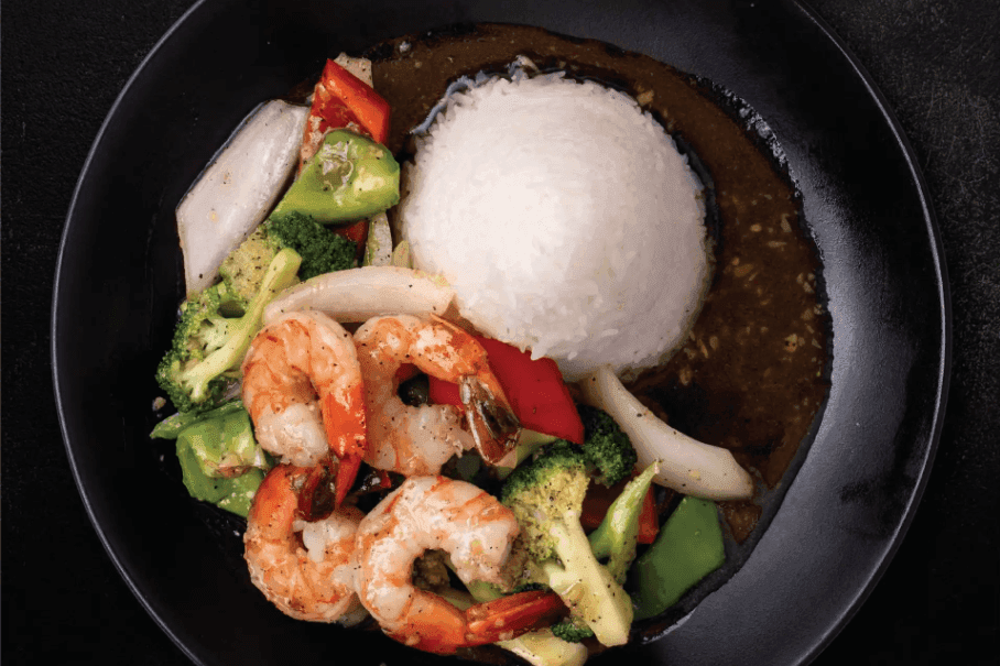 Lunch Special Garlic Shrimp