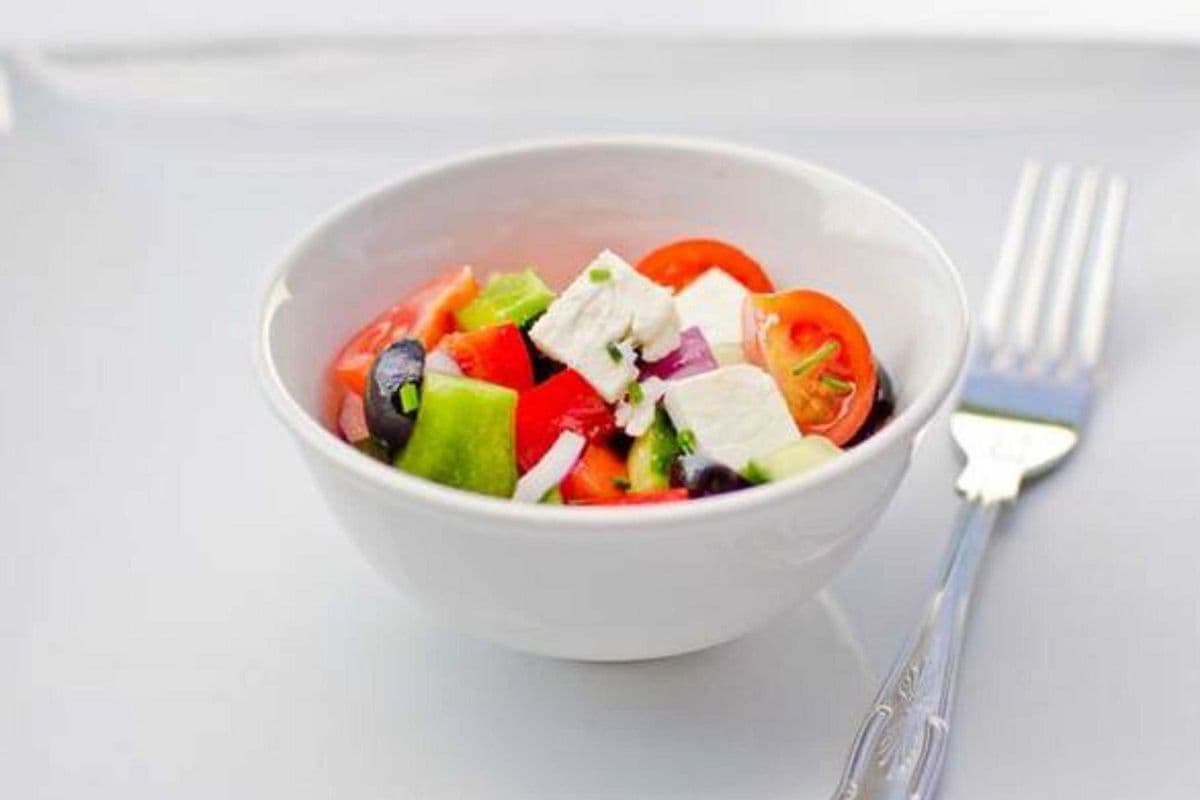 Mini greek salad
