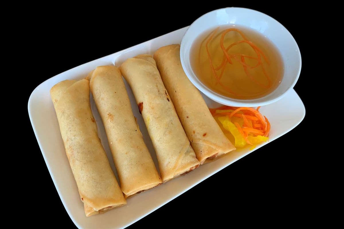 6A. Deep fried spring rolls pork with taro