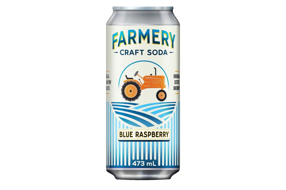 Craft Soda - BLUE RASPBERRY 473ml Single Can (473ml)