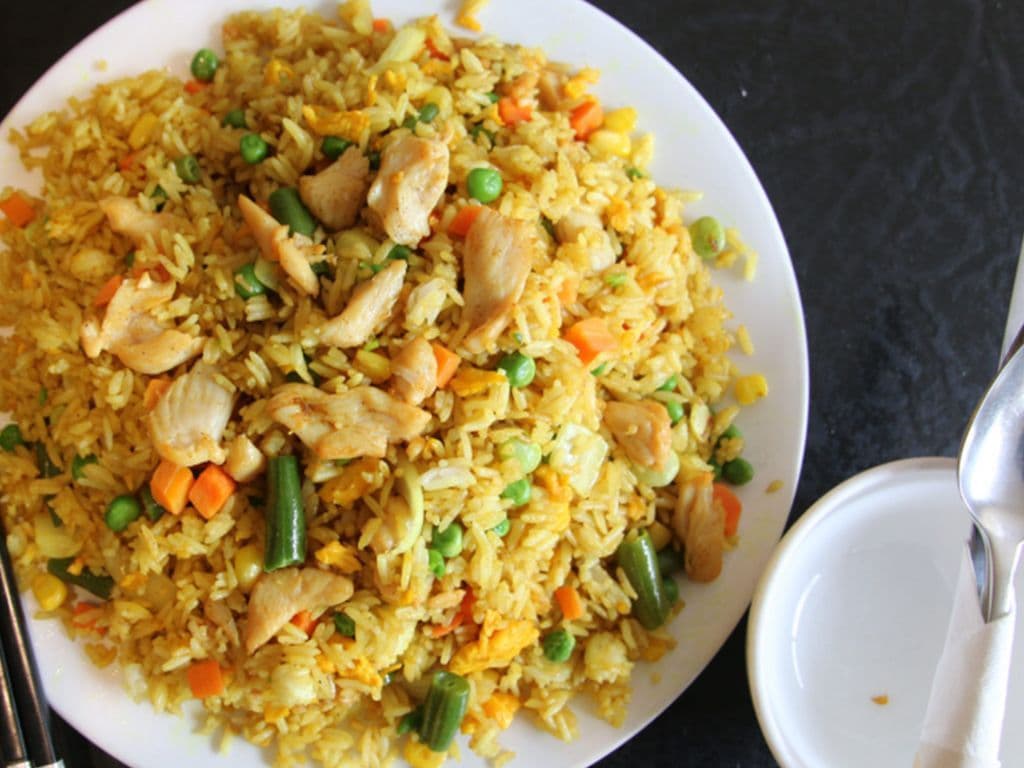 Curry Chicken & Vege Fried Rice