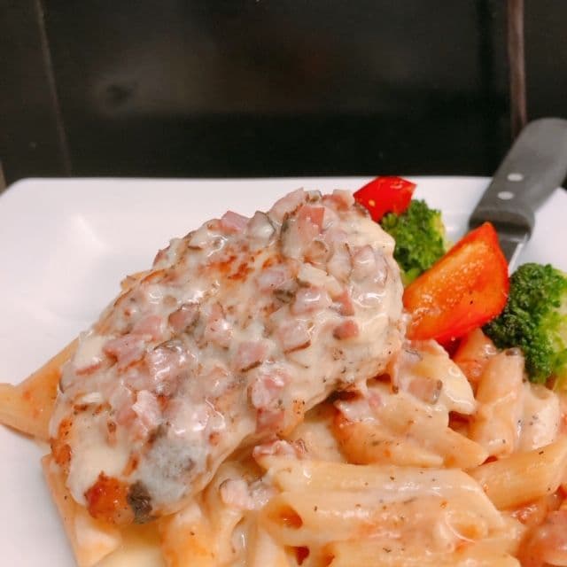 Asiago Stuffed Chicken