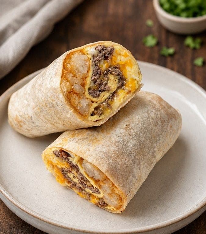 Beef Breakfast Burrito (all day)