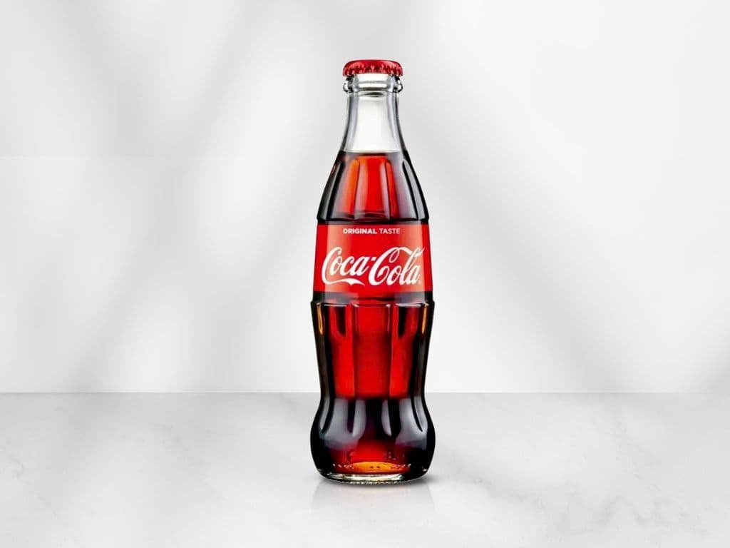 Coke Glass Bottle with Cane Sugar