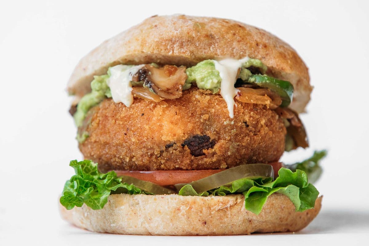 Portobello Veggie Burger