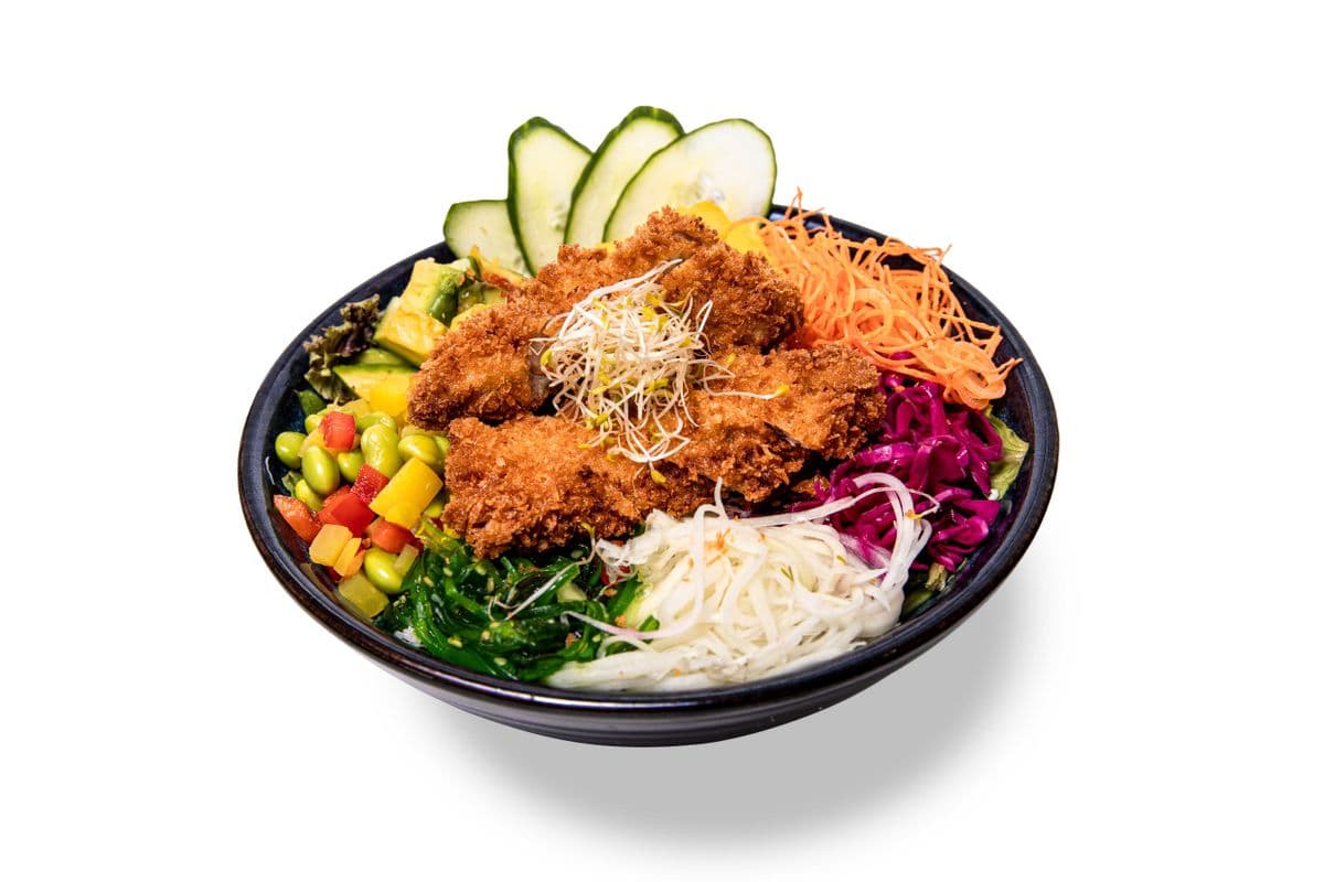 Poulet frit Poké bowl