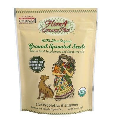 Carna4 Flora4 Sprouted Seeds Topper Greens Plus with Broccoli & Chia