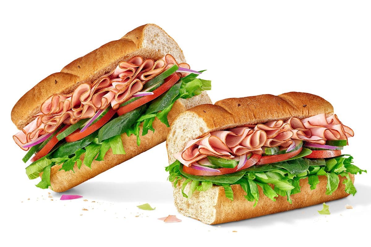 Jambon forêt noire 12" / Footlong Black Forest Ham Sub (520 Cals)
