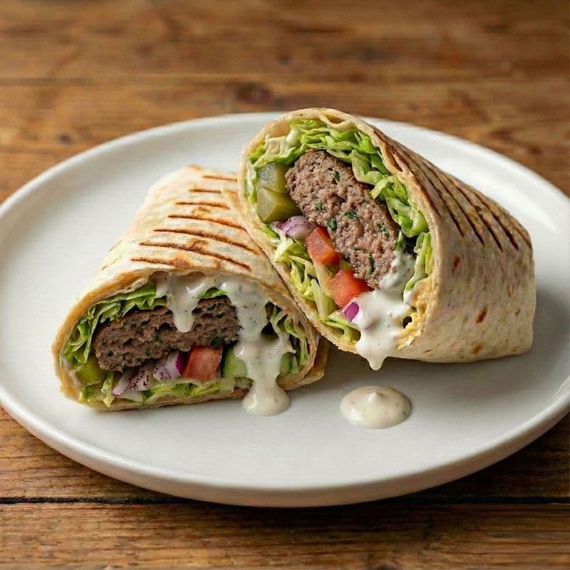 Turkish Kofte (Meatball) Wrap DP