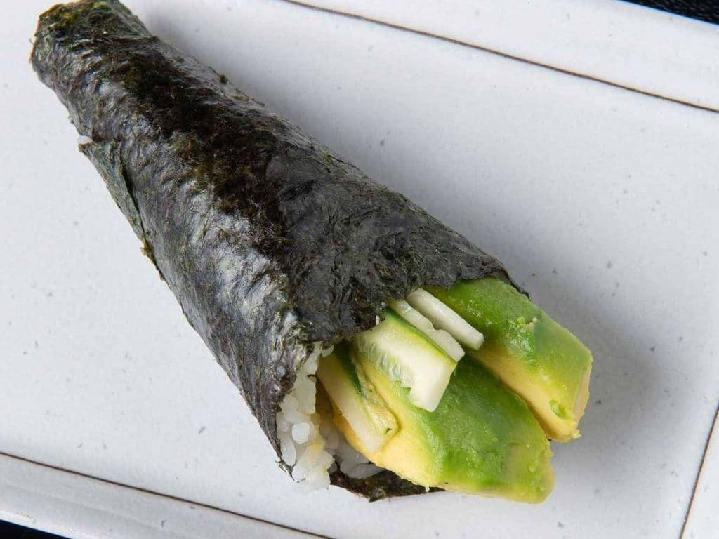 Avocado cucumber Hand Roll