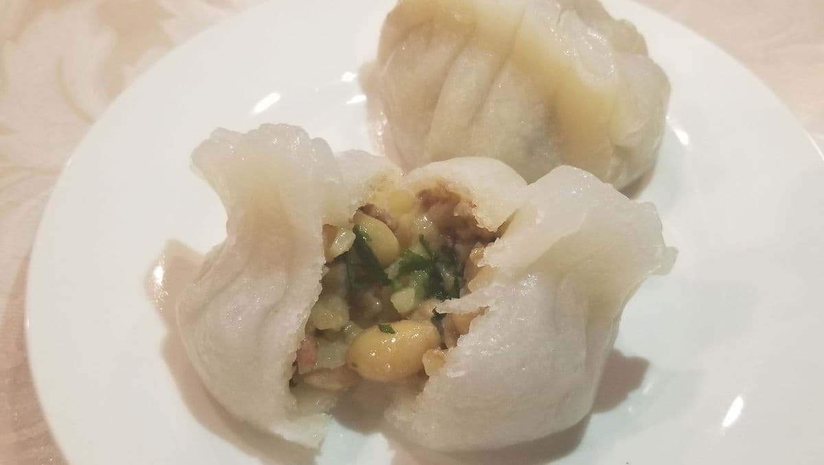 Steamed Minced Pork and Peanut Dumplings (3 Pcs)