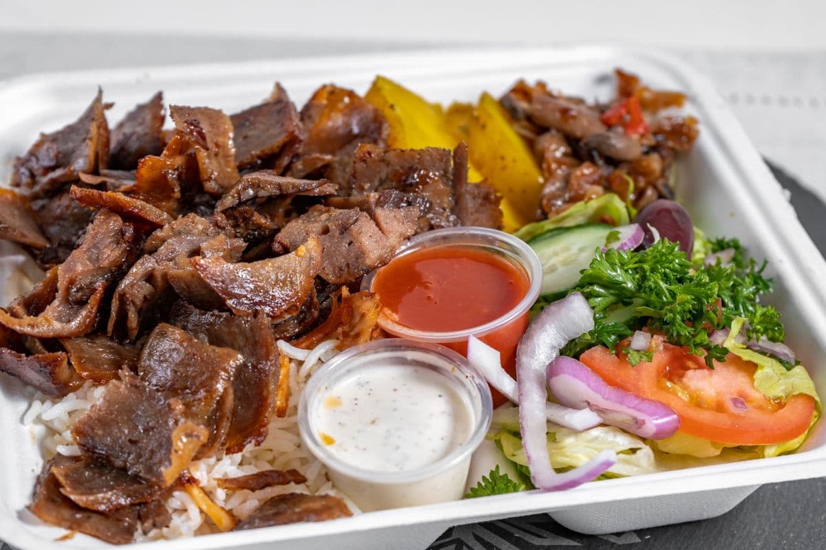 8. Large Beef Shawarma Plate