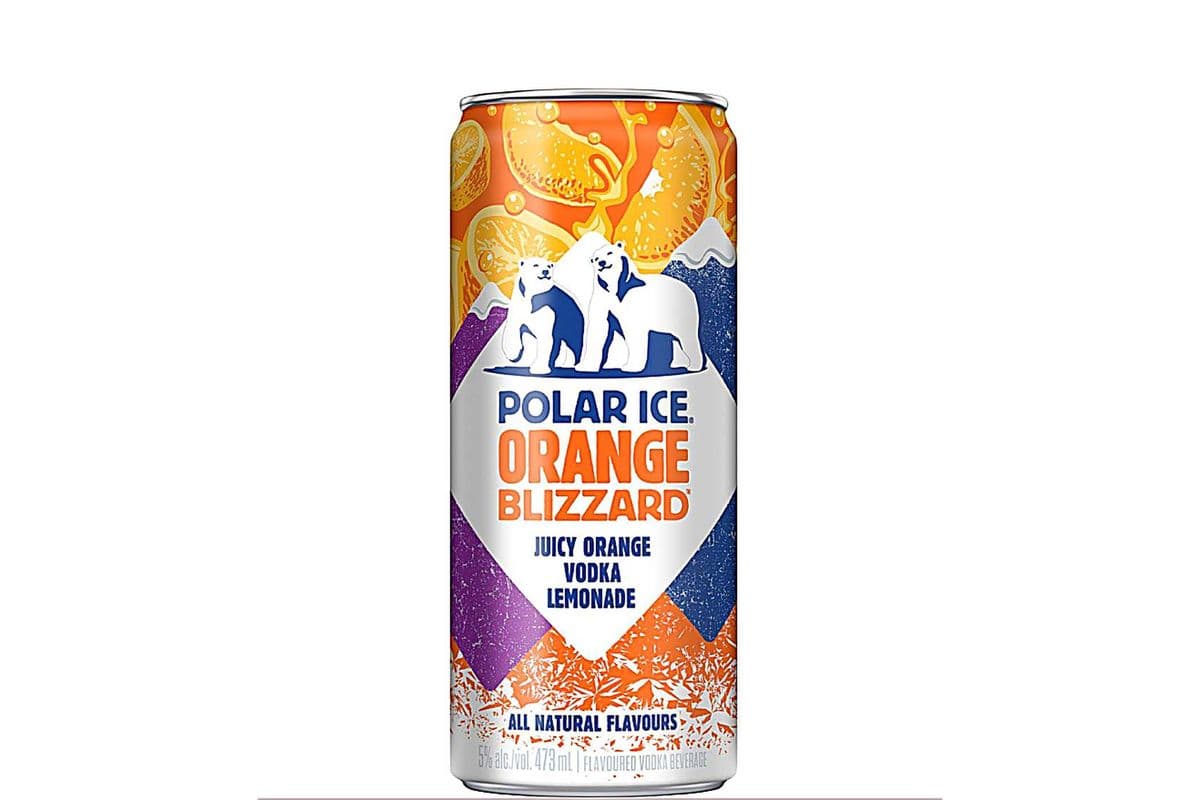 473ml Polar Ice Orange Blizzard Can (1 x 473ml)