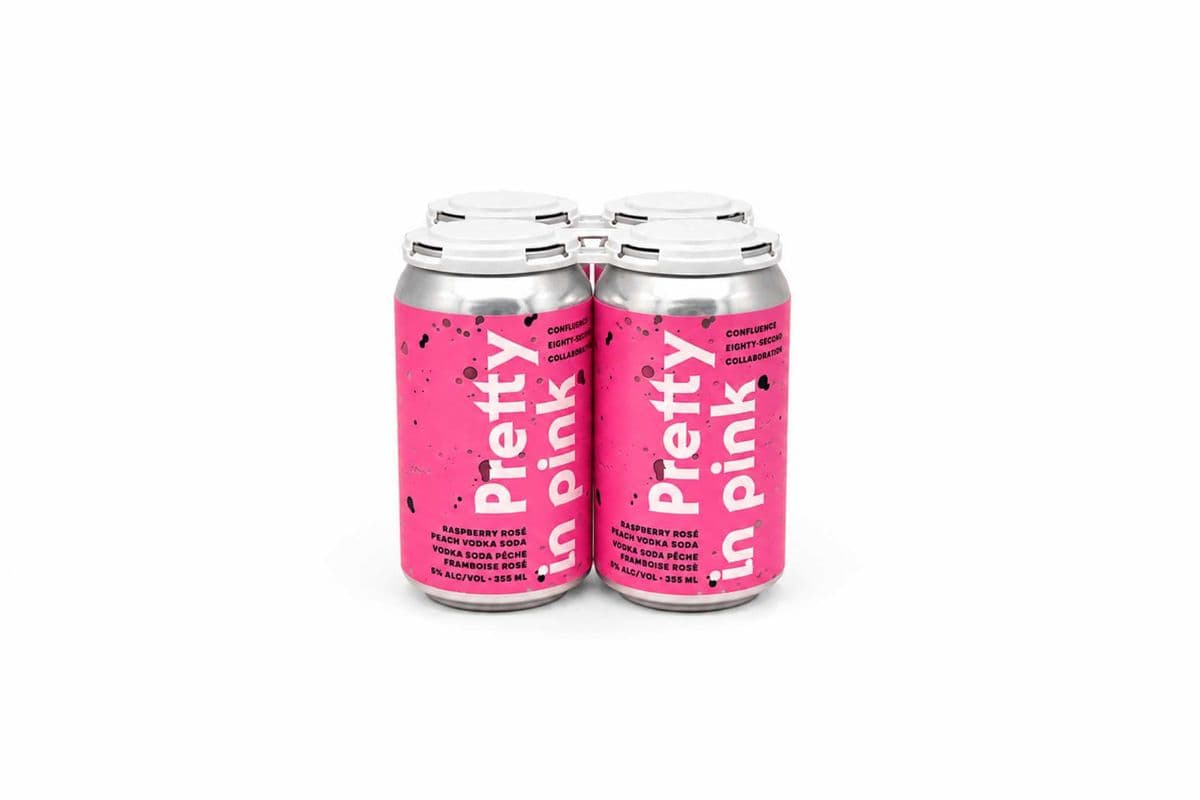 Pretty In Pink Vodka Soda (4 x 355ml Cans)