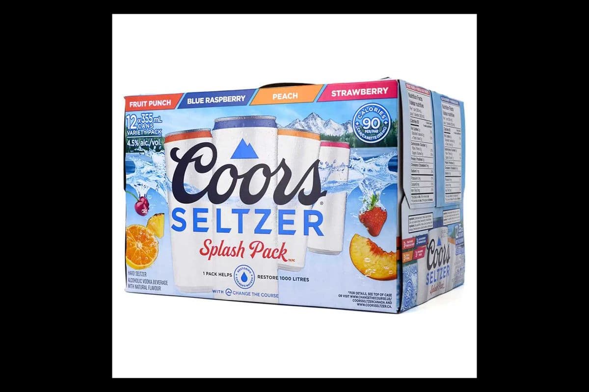 COORS SELTZER SPLASH PACK (12 x 355ML CANS) (12 x 355ML)