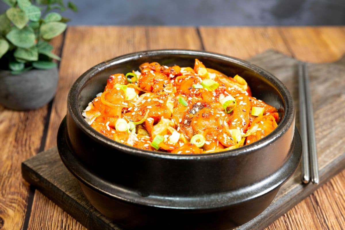 Dak Galbi (Korean Spicy Chicken Stir-Fry)