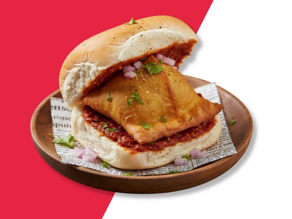 Samosa Pav (2 Pcs)