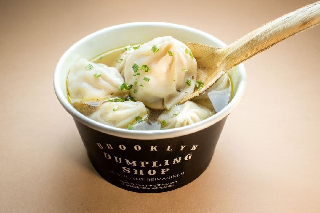 *Pork Soupy Potstickers in Soup*