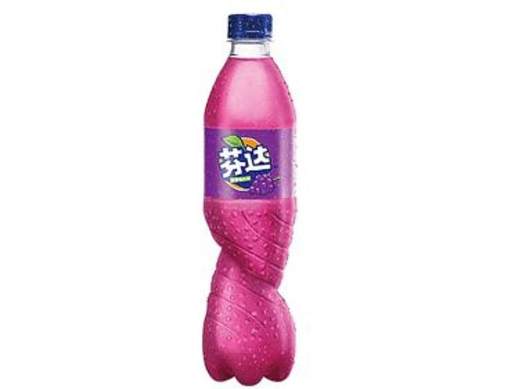 Fanta China Soda Bottles - Grape