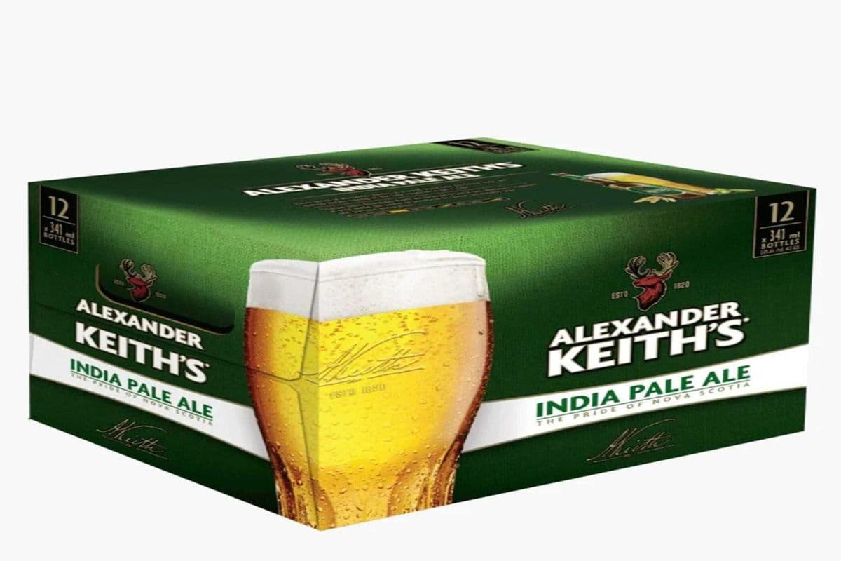 Alexander Keith's India Pale Ale Beer 12 Bottles (12 x 341ml)