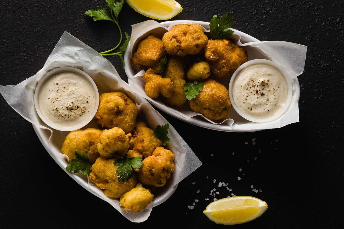 Fried Mushroom Caps