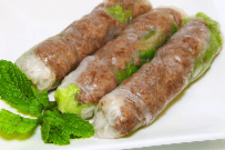5. Fresh Satay Beef Salad Rolls (3 pcs)