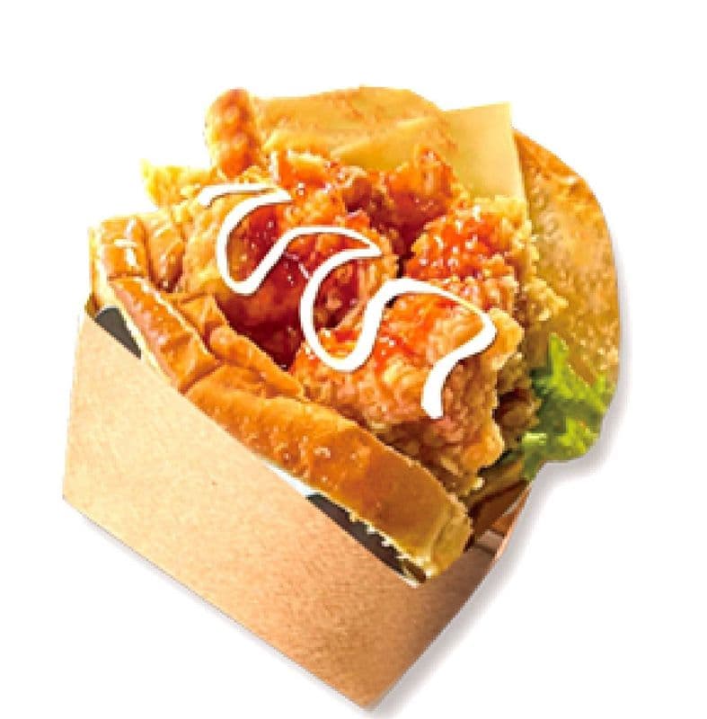 Toast w/Crispy Chicken Steak 秘制脆鸡三明治