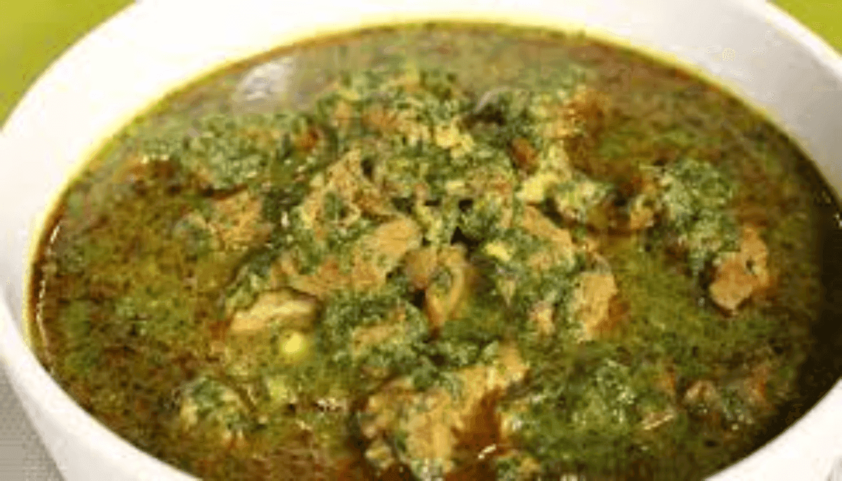 Goat Palak & a butter naan