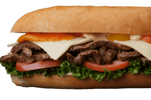 Trio sandwich steak sub / Trio Steak Sub Sandwich