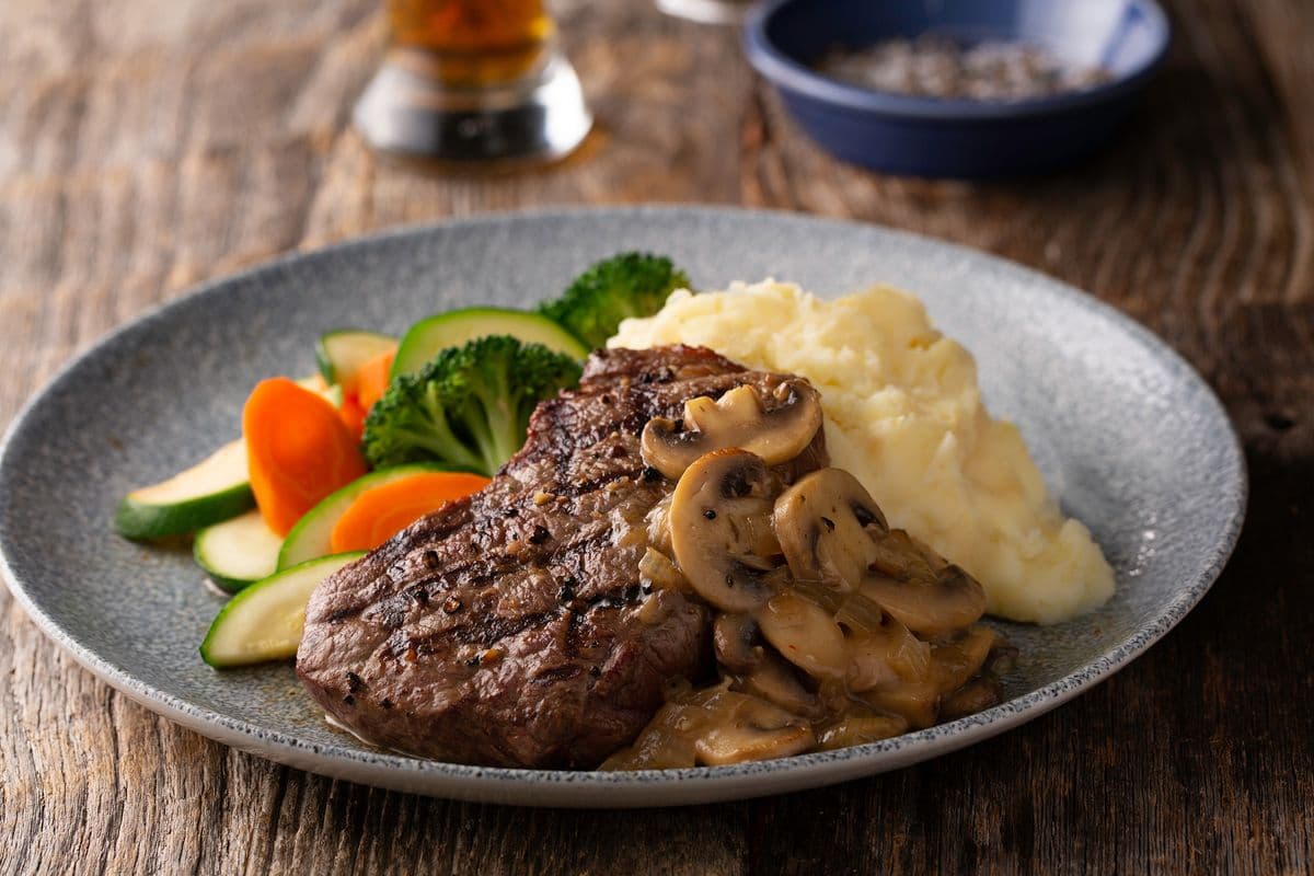 Steak and Balsamic Mushroom Topper