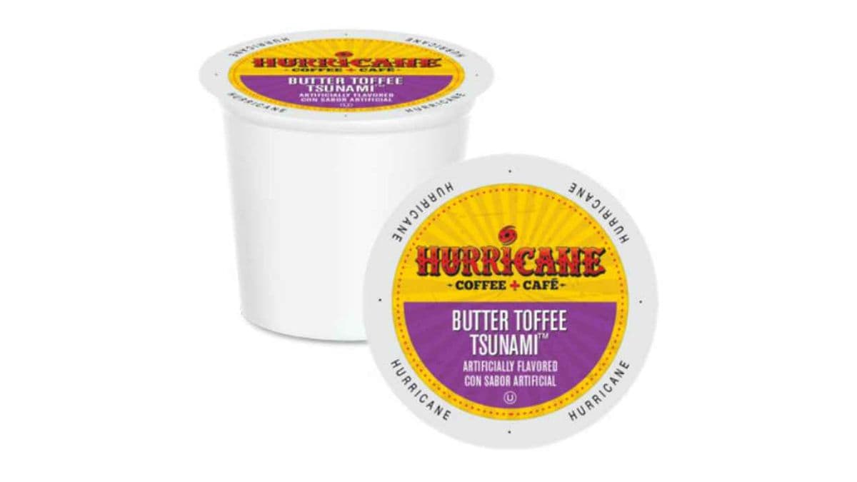Hurricane Coffee Butter Toffee Tsunami Single Serve Coffee